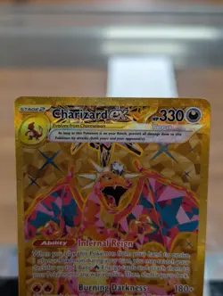 Pokemon TCG Charizard EX Holo Card Sv03: Obsidian Flames 228/197 Free Shipping! - Image 2