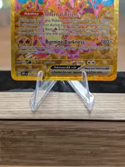 Pokemon TCG Charizard EX Holo Card Sv03: Obsidian Flames 228/197 Free Shipping! - Image 3