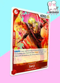One Piece Card Game - Sanji ST10-004 C Englisch Foil Karte TCG Anime Manga - Image 2