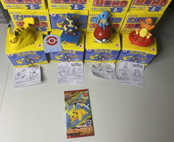 Pikachu Pokemon Card Japanese 020/M-P McDonald's Promo pack + Toy - Image 1