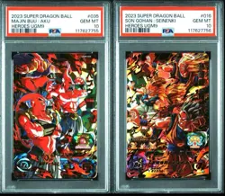 PSA 10 Gohan Buu Sequential Number Set Super Dragon Ball Heroes Card Japanese - Image 1