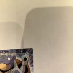 Pokemon TCG Blastoise Non Holo Topps TV Animation Edition 1999 Card #09 Used - Image 4