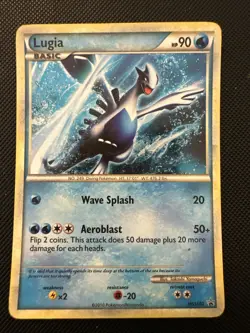 1x Lugia HGSS02 Holo Promo Pokemon Card HeartGold - Image 1