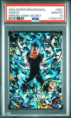 PSA 10 Vegito UGM4-SEC 2022 Super Dragon Ball Heroes Card Japanese - Image 1