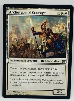 MTG Archetype of Courage Born of the Gods Regular - Image 1