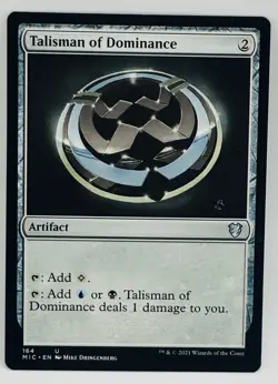 MTG Talisman of Dominance Commander: Innistrad: Midnight Hunt Regular - Image 1