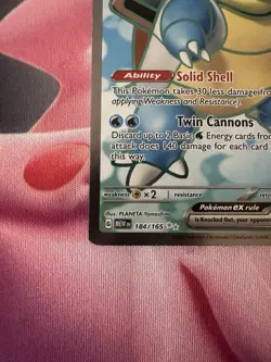 Pokemon SV151 Scarlet & Violet Blastoise EX 184/165 Ultra Rare Holo - Image 5