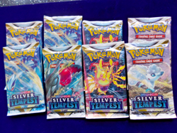 8 x Sword & Shield Silver Tempest Booster Packs - New and Sealed Pokemon - Image 1