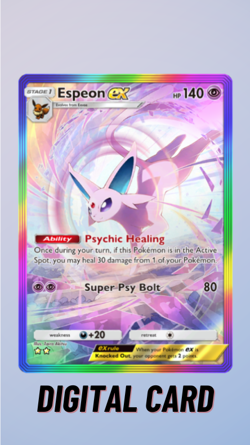 Espeon EX Rainbow Wisdom Of Sea And Sky Pokemon TCG Pocket 2 Star ⭐⭐ (English) - Image 1
