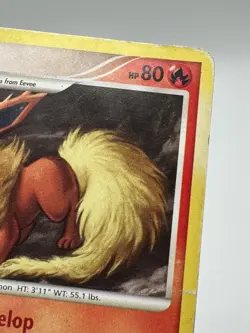 2009 Pokemon TCG Platinum Rising Rivals Flareon #19/111 Rare - Image 3