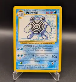 Poliwhirl 38/102 Base Set Uncommon - LP - Pokemon TCG WOTC - Image 1