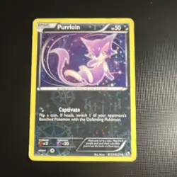 Pokemon TCG Purrloin RC13/RC25 Radiant Collection Holo Uncommon 50 HP Basic - Image 1