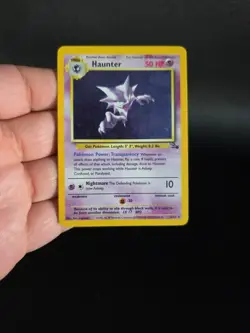 1999 Pokemon Fossil Haunter Holo Rare 6/62 LP - Image 5