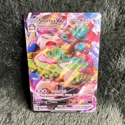 Pokemon Snorlax VMAX Swsh01: Sword & Shield 142/202 Ultra Rare Holo Vmax 340 HP - Image 1