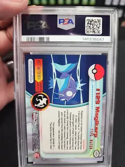 2000 TOPPS CHROME POKEMON T.V. #129 MAGIKARP PSA 10 MODERN GRADE STUNNER - Image 2