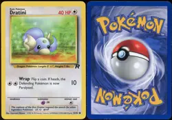 Dratini 53/82 C Team Rocket Pokemon LP - Image 1