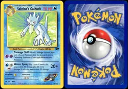 Sabrina's Golduck 30/132 R Gym Challenge Pokemon LP - Image 1