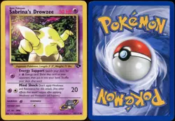 Sabrina's Drowzee 95/132 C Gym Challenge Pokemon LP - Image 1