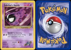 Sabrina's Gastly 93/132 C Gym Heroes Pokemon NM - Image 1