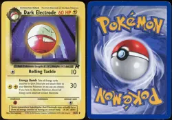 Dark Electrode 34/82 UC Team Rocket Pokemon LP - Image 1
