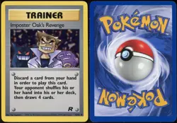 Imposter Oak's Revenge 76/82 UC Team Rocket Pokemon LP - Image 1