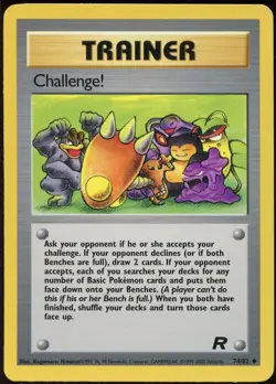 Challenge! 74/82 UC Team Rocket Pokemon LP - Image 2