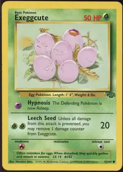 Exeggcute 52/64 C Jungle Pokemon LP - Image 2