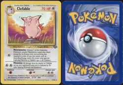 Clefable 17/64 R Jungle Pokemon MP - Image 1