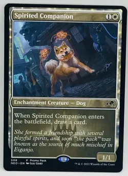 MTG Spirited Companion Promo Pack: Kamigawa: Neon Dynasty Regular - Image 1