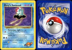 Misty's Tentacool 32/132 R Gym Heroes Pokemon LP - Image 1