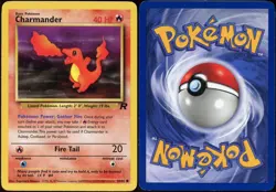 Charmander 50/82 C Team Rocket Pokemon LP - Image 1