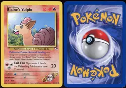 Blaine's Vulpix 65/132 C Gym Heroes Pokemon LP - Image 1