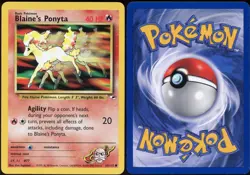 Blaine's Ponyta 63/132 C Gym Heroes Pokemon LP - Image 1