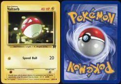 Voltorb 69/82 C Team Rocket Pokemon LP - Image 1