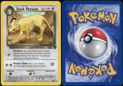 Dark Persian 42/82 UC Team Rocket Pokemon LP - Image 1