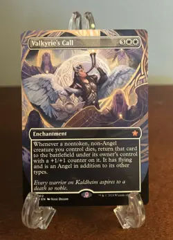 MTG Valkyrie's Call (Borderless) Foundations #302 FDN Magic The Gathering - Image 1