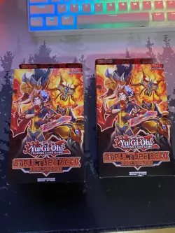 Konami Yu-Gi-Oh! Soulburner Structure Deck 2x 1st Edition English Salamangreat - Image 1