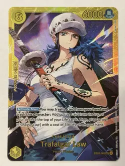 Trafalgar Law EB03-062 Extra Booster: One Piece Heroines Edition Foil SEC - Image 1