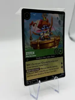 Disney Stitch-Alien Buccaneer Character Card 8 Lorcana Promo Holo sealed - Image 4