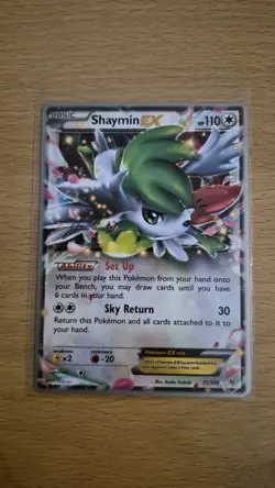 Pokemon TCG Roaring Skies Shaymin EX World Championship 2015 Card 77/108 - Image 1