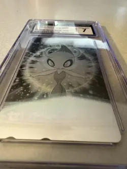 2001 POKEMON CENTER PHONE CARD HOLOGRAM CELEBI: THE VOICE OF THE FOREST PSA 7 - Image 3