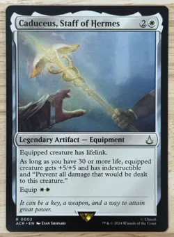 Magic The Gathering Caduceus, Staff Of Hermes 0002 Non-Foil MTG - Image 1
