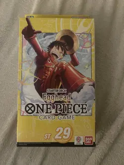 ONE PIECE CARD GAME EGGHEAD STARTER DECK ST-29 ENGLISH BRAND NEW SEALED TCG - Image 1