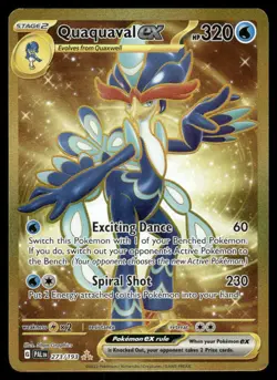 Pokemon Cards Quaquaval ex 273/193 Paldea Evolved Hyper Rare NM *2 - Image 1