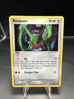 Pokemon TCG Rayquaza Holo Rare Card 3/17 Pop Series 1 Promos - Image 1
