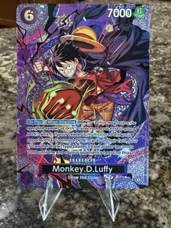 Monkey.D.Luffy ST26-005 SP SR Alt Art English NM One Piece Card Kami’s Island 🔥 - Image 1
