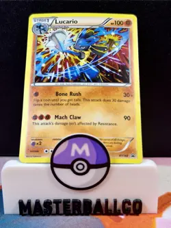 Lucario XY140 Black Star Promo Holo Pokemon Card NM Near Mint XY Evolutions Rare - Image 1