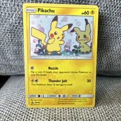 Pokemon Pikachu SM04 Promo Holo Basic 70 HP Sm Card - Image 1