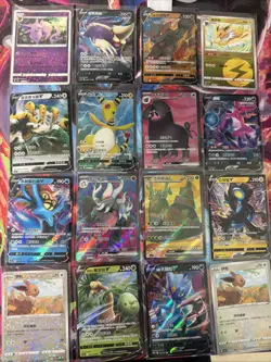 Pokemon 16 Card Lot nm V Max Mega SR Amazing Ex HOLO Rare Hits Only R100 - Image 1