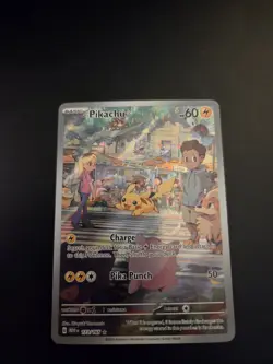 Pokemon Pikachu TCG Holo Card 173/165 Scarlet & Violet 151 Series - Image 3